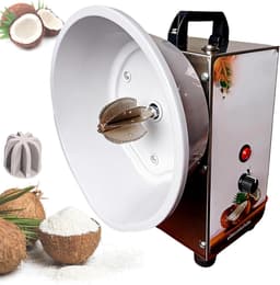 Elektrische Kokosrasp - Kokosmachine rasp - Verse Vlokken Maken - Instelbare Snelheden - 35KG/H - Zilver — thumbnail 1