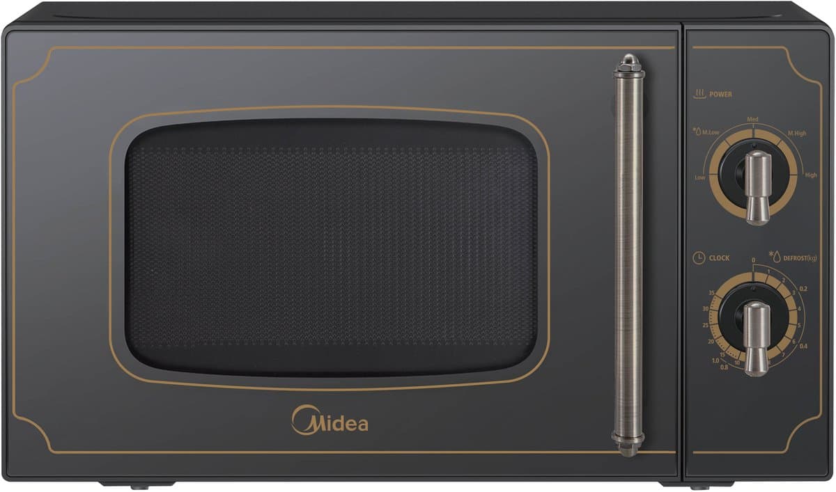 Midea - Magnetron - 20L - Zwart - magnetron Zwart Solo-magnetron Aanrecht 20 l 700 W — afbeelding 1