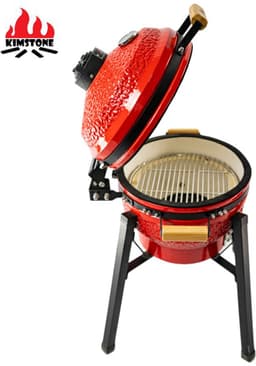 Kamado Auplex BBQ Grills EGG Charcoal Barbecue 16 Inch - Rode — thumbnail 2