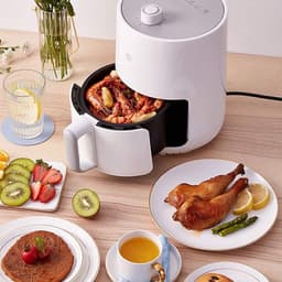 Luchtfriteuse Huishoudelijk - Mini Airfryer - Gezond Koken - Automatische Uitschakeling - 15 Liter - Multicolor — thumbnail 2