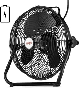 Vloerventilator ø30cm 12W 5200mHa accu zwart — thumbnail 4