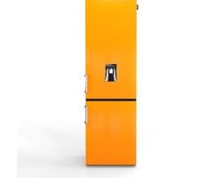 Nunki Large H2O – Koel-vriescombinatie – Waterdispenser – E-klasse – 268 liter – Sunflower Gloss
