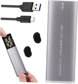 Externe Harde Schijf - Draagbare SSD - Snelle Gegevensoverdracht - Dual Protocol - 115 x 37 x 12 cm — thumbnail 1