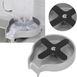 Glazen Spoeler - Inbouw Bekerwasser - Snel Glazen Wassen - Hogedruk Spray - 15 x 15 x 8 cm - Zilver — thumbnail 3