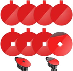 SnelShoppen - 8Pcs Dash Cam Adhesive Pads - Ronde Hittebestendige Plakstrips voor Auto, Stevige Bevestiging voor Dashcam en Telefoonhouder, Hoge Kwali — thumbnail 1