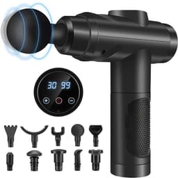 SP® Masage Gun - Percussie Massageapparaat voor Spieren - Massagepistool voor Schouders, Lichaam, Rug en Ontspanning - Zwart - 10cm x 10cm x 10cm — thumbnail 1