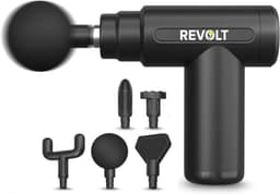SnelShoppen - Mini Massage Gun - Massage Pistool voor Spierherstel - Inclusief 4 Opzetstukken en Adapter - 6 Snelheidsstanden - Professioneel Massage — thumbnail 1