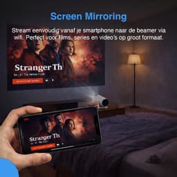 VLSelect® Mini Beamer - Projector - Thuisbioscoop — thumbnail 5