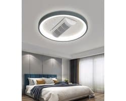 SUMOH® Plafondventilator beweegbaar met lamp licht en Sterren Stars LED 120 graden brede luchtinlaat – Intelligente App Modern en Veilig Trending afstandsbediening – plafondlamp – Multifunctioneel – Dimbaar – woonkamer slaapkamer - BLAUW — afbeelding 1