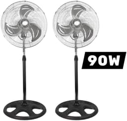 Wagtail Staande Ventilator – Set van 2 – Ø 50 cm – 90 W – In hoogte verstelbaar – Oscillerend — thumbnail 1