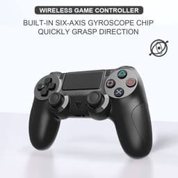 PS4 Draadloze Controller V2 - Geschikt voor PS4 - Zwart — thumbnail 4