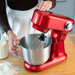 SP® Deegmachine - Kneedmachine - Mixer met Kneedhaak - Rood - 23cm x 34cm x 36cm — thumbnail 5