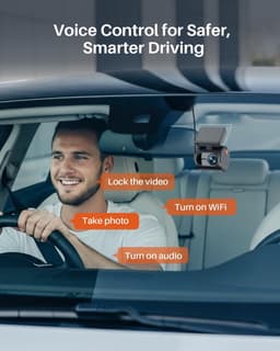 Thijox - Winzige Dashcam Auto 2K 1296P QHD Mini Camera met Spraakbediening, 32GB SD Kaart, WDR/3D DNR, Super Nachtzicht, G-sensor en Parkeermodus — thumbnail 4