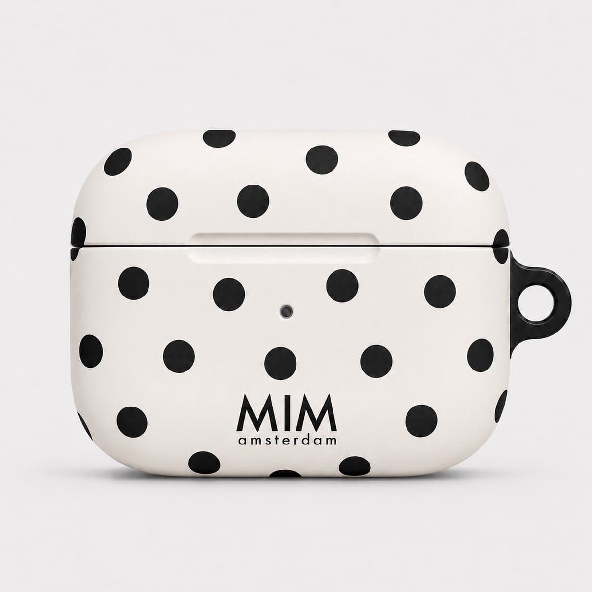 MIM Amsterdam - French Girls- Geschikt voor AirPods Pro 3 - AirPod hoesje - Stippen print - AirPod hoesje met print - Shockproof- Cover voor AirPods - Trendy AirPod case — afbeelding 1
