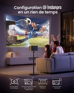 4K video projector - 2450 ISO lumen - autofocus - perfect voor thuisbioscoop - SnelShoppen — thumbnail 4