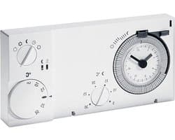 Kamerthermostaat Inbouw - Regelaar Dagprogramma - Verwarming Regelen - Eenvoudige Bediening - 5-30 °C - Zuiver Wit