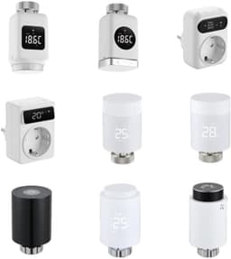 Thermostatische Radiatorklep - Slimme Klep Temperatuurregeling - Energie Besparen - Zigbee Connectiviteit - Standaard Montage - Zwart — thumbnail 5