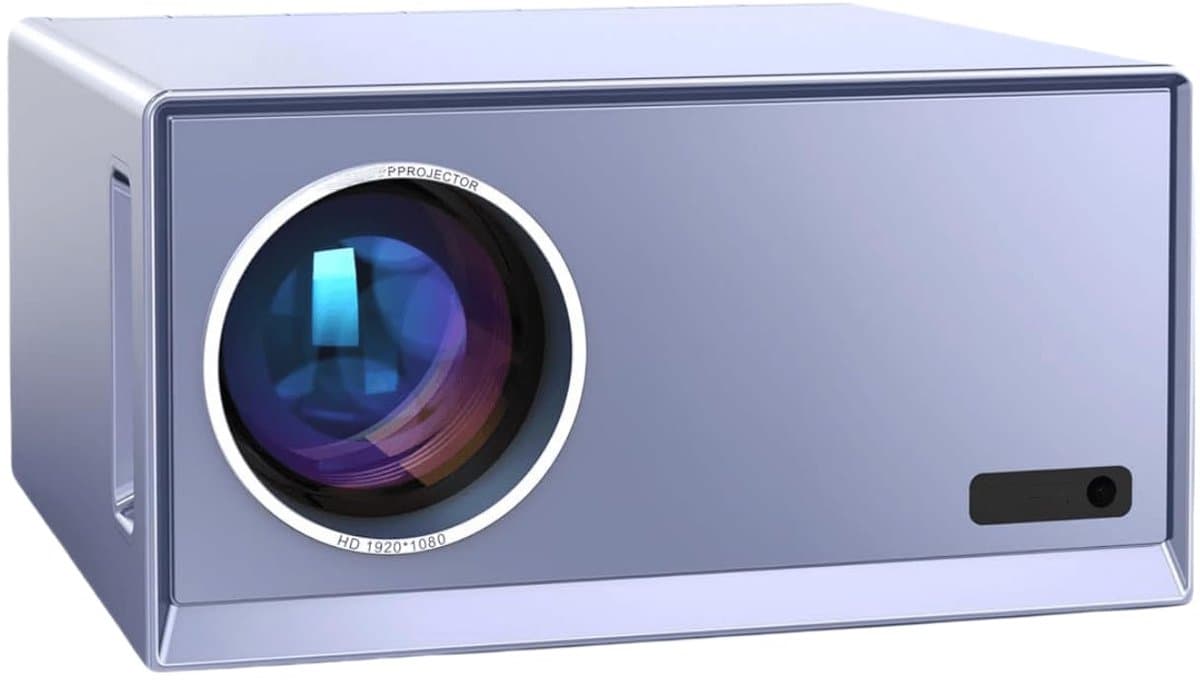 SnelShoppen - 4K Beamer met Autofocus en Keystone, Draagbare Projector 1080p Native Full HD, Wifi 6 en Bluetooth 5.3, Ideaal voor Thuisbioscoop, Feest — afbeelding 1