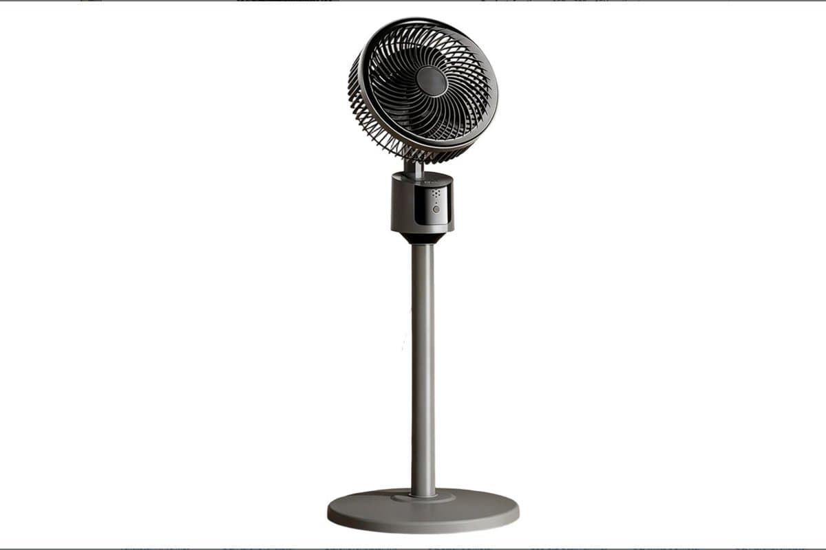 Vloerventilator Stil - Krachtige USB Ventilator met 3 Snelheden - Draagbare Kamer Ventilator voor Thuis, Kantoor en Camping — afbeelding 1