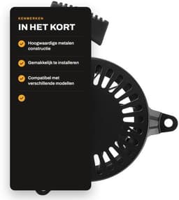 Pull Starter Vervanging - Trekstarter - Geschikt voor Kohler XT149/XT173/XT650 - Metaal - Diameter 14 cm - Gewicht 468 g — thumbnail 3