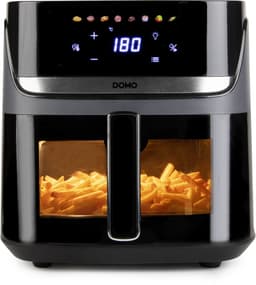 DOMO DO551FR Heteluchtfriteuse “DuoGrill” - Airfryer met Kijkvenster - Dual Heating - 8 Programma’s - 8 L - 2 kg Friet - Zwart — thumbnail 3