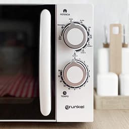 Magnetron met grill - Oven combi - Snel opwarmen - Roestvrijstalen design - 20 liter - Wit — thumbnail 3