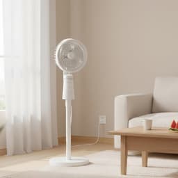 Staande Ventilator - Torenventilator Stille - Ruimte Koelen - Afstandsbediening Timer - 40 Watt - Wit — thumbnail 1
