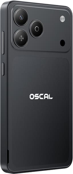 OSCAL FLAT 3C Mini Smartphone - 4G AI - DUAL SIM - 12GB RAM - 32GB ROM - Android 16GO Telefoon - 5 inch - 3000mAh - 2MP+5MP - GPS - Zwart — thumbnail 3