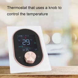 Slimme Thermostaat - Digitale Thermostaat Programmeerbare Thermostaat - Comfortabel Huis - Kleuren LCD Scherm - 130x88x38.3mm - Wit — thumbnail 3