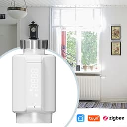 Slimme Radiator Thermostaat - Verwarming Klep - Energie Besparen - App Bediening - 56.5x100mm - Wit — thumbnail 3