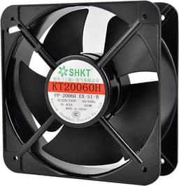 Centrifugaal Ventilator - Koelunit - Industriële Koeling - 60W Vermogen - 220V - Zwart — thumbnail 1