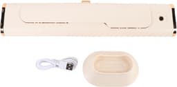 Kleine Torenventilator - USB Bureauventilator - Koel Comfort Binnen - Bladloos Veilig Ontwerp - 39x12x8 cm - Beige — thumbnail 1