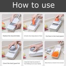 Keuken Snijmachine - Groente Hakker - Salade Bereiden - Multifunctioneel Ontwerp - 38 cm Lengte - Meerdere Kleuren — thumbnail 2