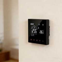 Vloerverwarming Thermostaat - Slimme Regelaar - Temperatuur Beheersen - App Afstandsbediening - 230V - Zwart — thumbnail 4