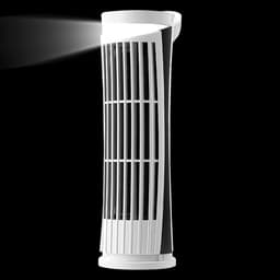 Torenventilator Slaapkamer - Bladloze Ventilator - Stille Koeling - Geoptimaliseerd Luchtpad - 27 cm Hoog - Wit — thumbnail 1
