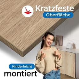 Vaatwasser voorpaneel - Frontpaneel Keuken - Keuken Opfrissen - 10 Kleuren Keuze - 60 & 45cm - Halifax Eiken — thumbnail 4
