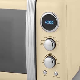 SNJY® Magnetron Vrijstaand - Microgolf - Microwave - 5 Standen - 20 Liter - 32D x 44B x 26H cm - 800 W - Crème — thumbnail 2