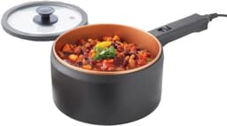 Wokpan - Wit - 2 Liter - Multifunctionele Elektrische Kookpot - Voor Thuisgebruik — thumbnail 1
