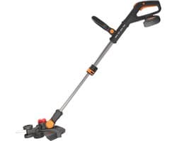 QORA® Kantenmaaier - Grasmaaier - Accugrasmaaier - Zwart/Oranje - 110cm x 35cm x 1cm