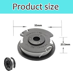 Grasmaaier Spoelset 3 Stuks - 5 Meter Lang - Duurzaam Nylon - Geschikt voor Einhell GE-CT 18/28 - ShopVlot — thumbnail 2