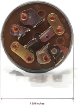 Vervangende Grasmaaier Schakelaar - Contactschakelaar Starter - Grasmaaier Starten - Met 2 Sleutels - 1 5/8 inch - Zilver — thumbnail 5