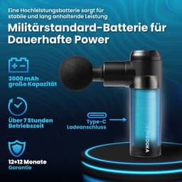 PISOOKA X2 Mini Massage Gun, Percussion Massage Gun, Deep Weave, Lightweight, Portable Long Battery Life, Massager for - ShopVlot — thumbnail 2
