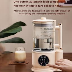 Elektrische Blender - Sojamelkmaker Keukenmachine - Gezonde Dranken Maken - Ultrageluid 12 Messen - 15 liter - Wit — thumbnail 2