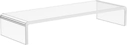 Monitorstandaard Van Transparant Acrylglas Met Keyboardopslag - Ergonomische Verhoger Voor Bureau En Thuiswerkplek - 53x19x9 Cm — thumbnail 5