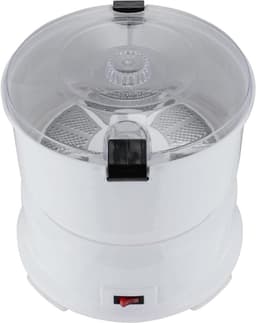 Elektrische Aardappelschilmachine - Aardappelschilapparaat Groentesnijder - Snel Aardappelen Schillen - Met Salade Droger - 0.8 kg Capaciteit - Wit — thumbnail 1