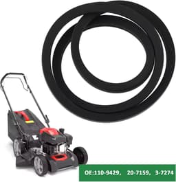 Grasmaaier Aandrijf V-snaar 9.5x813mm - 2 Pack - Vervangingsonderdelen - Geschikt voor Toro en Lawn-Boy - ShopVlot — thumbnail 5
