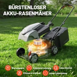 Grasmaaier 5.0 Ah - 13 mm Snijdikte - Elektrisch - Ideaal voor gazons tot 300 m² - ShopVlot — thumbnail 4