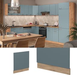 Vaatwasserfront Paneel - Keukenfront - Keuken Integratie - Greeploos Design - 60 cm - Blauwgrijs — thumbnail 3