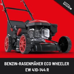 Benzine Grasmaaier - Loopmaaier Motor - Gazon Onderhoud - Achterwielaandrijving - 41 cm Maaibreedte - Zwart — thumbnail 2