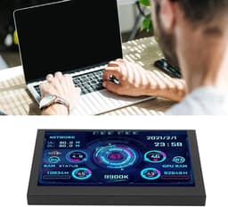SnelShoppen - AIDA64 Mini Display USB IPS 5 Inch PC Monitor Temperatuurweergave CPU RAM HDD Type C - Secundaire Scherm — thumbnail 4